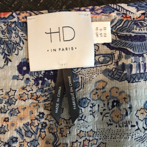 Anthropologie HD in Paris peasant blouse - Picture 3 of 5